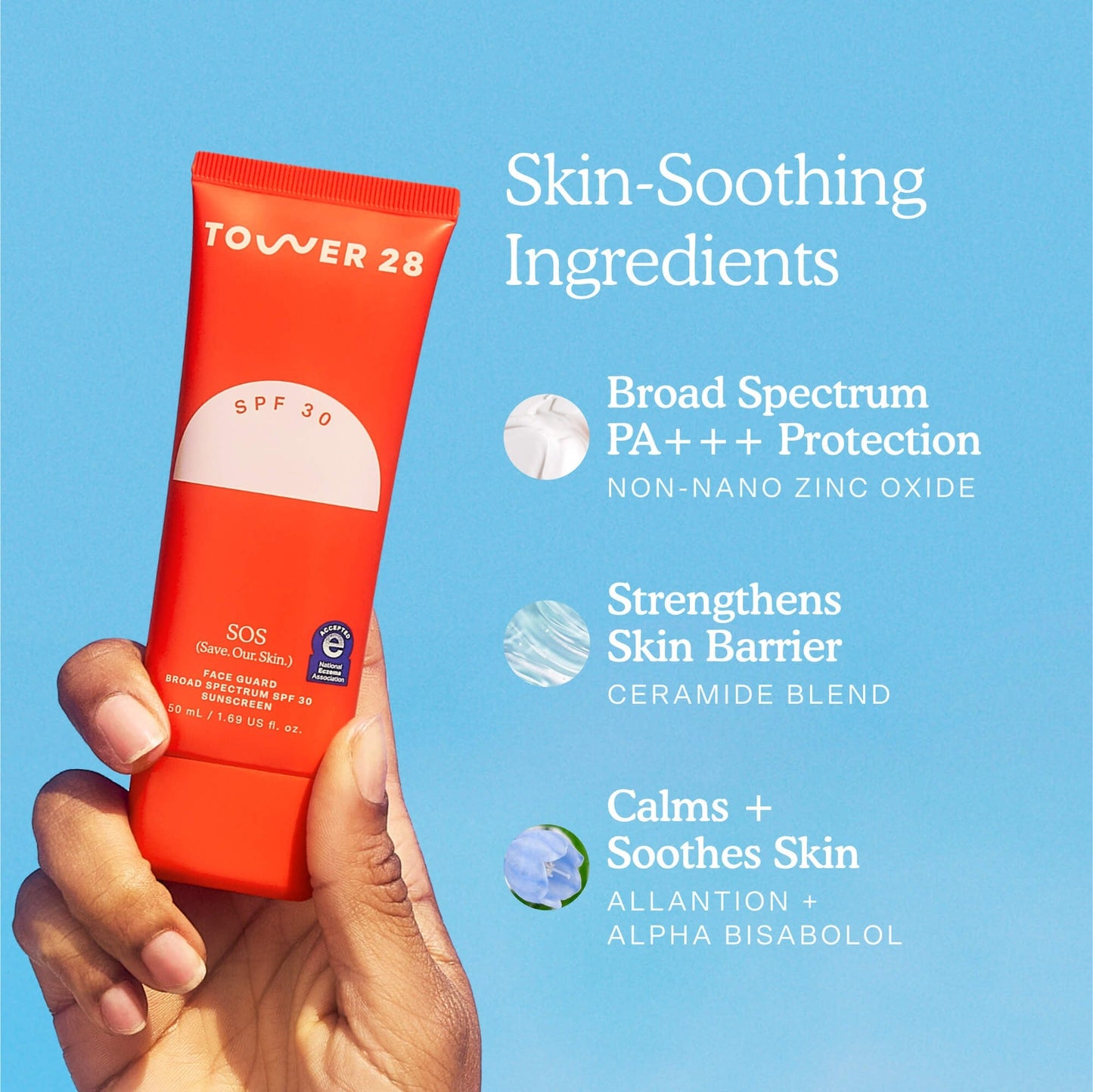 SOS FaceGuardTM SPF 30 Sunscreen PA+++